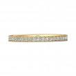 FlyerFit® 14K Yellow Gold Micropave Bead Set Wedding Band