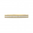 FlyerFit® 18K Yellow Gold Micropave Bead Set Wedding Band