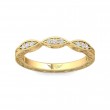 FlyerFit® 14K Yellow Gold Vintage Wedding Band