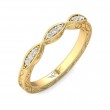 FlyerFit® 14K Yellow Gold Vintage Wedding Band