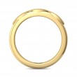 FlyerFit® 14K Yellow Gold Micropave Bead Set Wedding Band