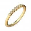 FlyerFit® 14K Yellow Gold Channel  Wedding Band