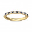 FlyerFit® 14K Yellow Gold Stackers Wedding Band