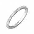 FlyerFit® Platinum Vintage Wedding Band