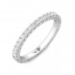 FlyerFit® Platinum Vintage Wedding Band