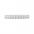 FlyerFit® 14K White Gold Vintage Wedding Band