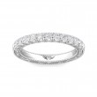 FlyerFit® 14K White Gold Vintage Wedding Band