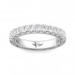 FlyerFit® Platinum Vintage Wedding Band