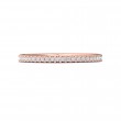 FlyerFit® 18K Pink Gold Vintage Wedding Band