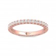 FlyerFit® 18K Pink Gold Vintage Wedding Band