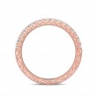 FlyerFit® 18K Pink Gold Vintage Wedding Band