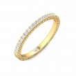 FlyerFit® 14K Yellow Gold Vintage Wedding Band