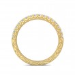 FlyerFit® 18K Yellow Gold Vintage Wedding Band