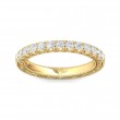 FlyerFit® 18K Yellow Gold Vintage Wedding Band