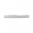 FlyerFit® 18K White Gold Micropave Wedding Band