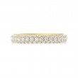 FlyerFit® 14K Yellow Gold Micropave Wedding Band