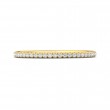 FlyerFit® 14K Yellow Gold Micropave Cutdown Wedding Band