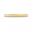 FlyerFit® 14K Yellow Gold Micropave Cutdown Wedding Band