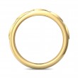 FlyerFit® 18K Yellow Gold Micropave Bead Set Wedding Band