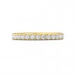 FlyerFit® 14K Yellow Gold Micropave Cutdown Wedding Band