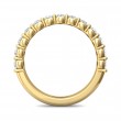 FlyerFit® 14K Yellow Gold Shared Prong Wedding Band