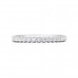 FlyerFit® 18K White Gold Shared Prong Wedding Band