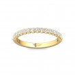 FlyerFit® 14K Yellow Gold Shared Prong Wedding Band