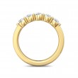 FlyerFit® 18K Yellow Gold Shared Prong Wedding Band