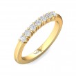 FlyerFit® 14K Yellow Gold Shared Prong Wedding Band