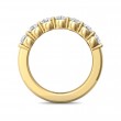 FlyerFit® 18K Yellow Gold Shared Prong Wedding Band