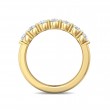 FlyerFit® 18K Yellow Gold Shared Prong Wedding Band