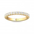 FlyerFit® 14K Yellow Gold Shared Prong Wedding Band