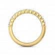 FlyerFit® 14K Yellow Gold Shared Prong Wedding Band