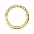 FlyerFit® 18K Yellow Gold Shared Prong Wedding Band