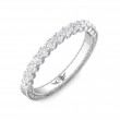 FlyerFit® Platinum Vintage Wedding Band