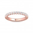 FlyerFit® 18K Pink Gold Vintage Wedding Band