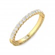 FlyerFit® 14K Yellow Gold Vintage Wedding Band