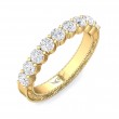 FlyerFit® 14K Yellow Gold Vintage Wedding Band