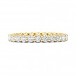 FlyerFit® 14K Yellow Gold Eternity Wedding Band