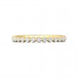 FlyerFit® 14K Yellow Gold Shared Prong Wedding Band