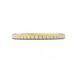 FlyerFit® 14K Yellow Gold Micropave Cutdown Wedding Band