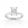 3ct Radiant Solitaire Engagement Ring