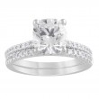 3ct Cushion Hidden Halo Engagement Ring