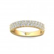 FlyerFit® 18K Yellow Gold Anniversary Bands