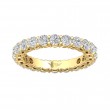 FlyerFit® 14K Yellow Gold Eternity Wedding Band