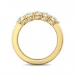 FlyerFit® 14K Yellow Gold Shared Prong Wedding Band