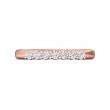 FlyerFit® 14K Pink Gold Shared Prong Wedding Band