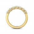 FlyerFit® 18K Yellow Gold Shared Prong Wedding Band