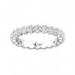 FlyerFit® Platinum Eternity Wedding Band