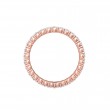 FlyerFit® 14K Pink Gold Eternity Wedding Band